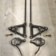 Front suspension bits, cleaned up and ready to go.